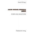 thumbnail image 1 of Jakob Michael Reinhold Lenz: Studien Zum Gesamtwerk, (Paperback), 1 of 1