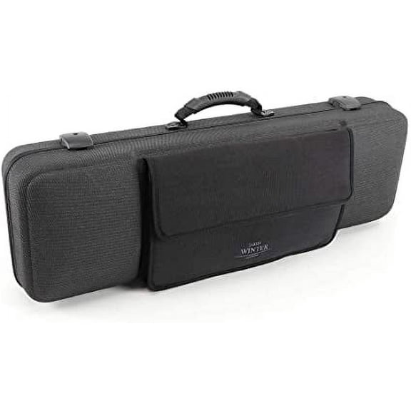 Jakob Winter JW 51025 BNB 4/4 Oblong Black Violin Case + Black Music Pocket