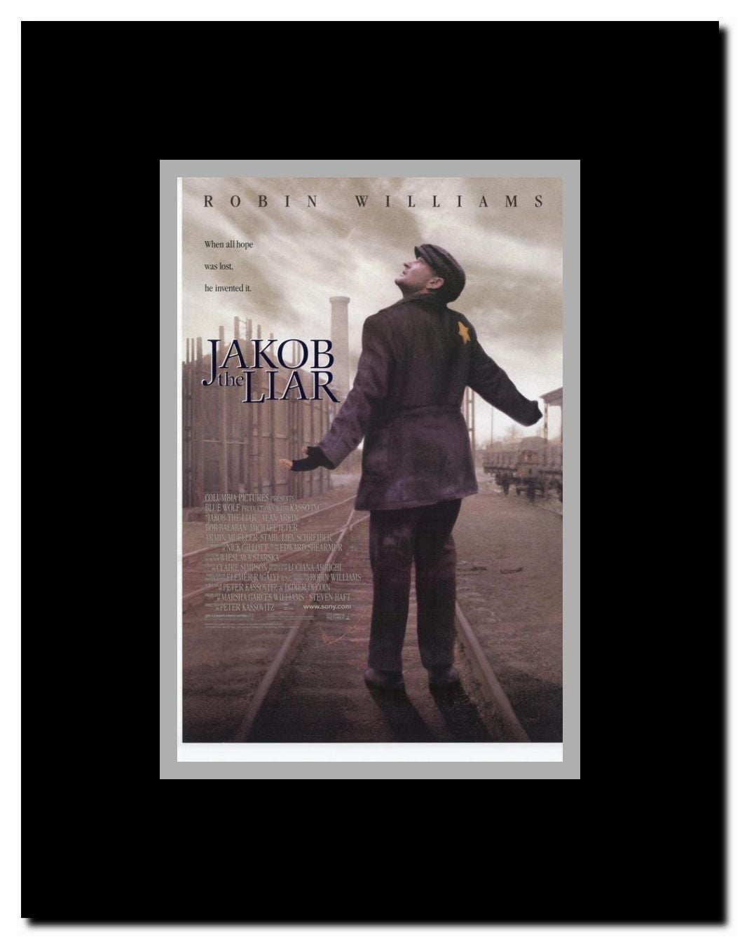 Jakob the Liar Framed Movie Poster