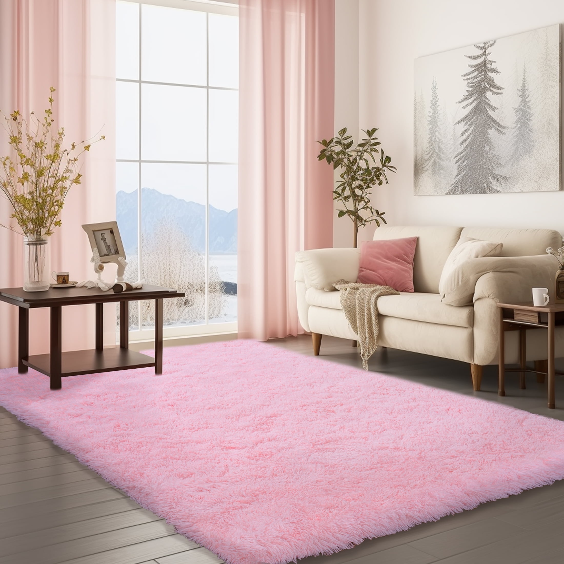 Room Short Hair Rug Jakolive Cozy Rugs for Bedroom Living Room ,9x12 Feet Modern Indoor ...