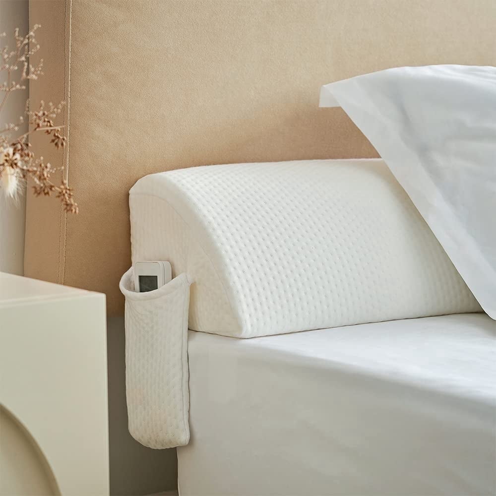 Jakoola Twin 39"x 10"x 6" Bed Wedge Pillow Headboard Gap Filler Between Mattress and Headboard/Wall/Bedside