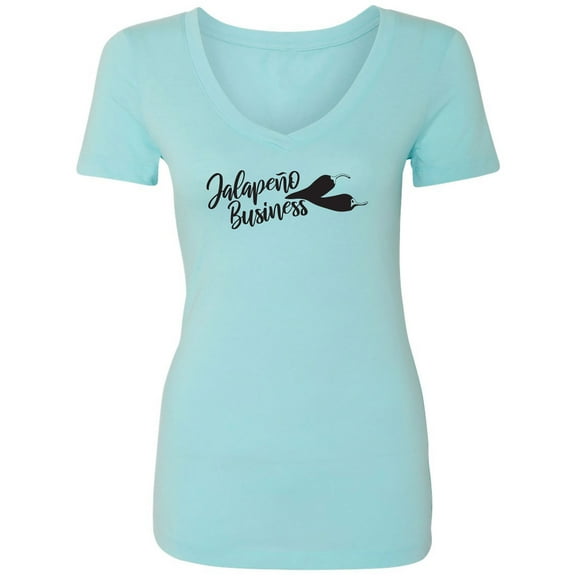 Jalapeno Business Womens V-Neck T-Shirt