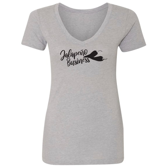 Jalapeno Business Womens V-Neck T-Shirt