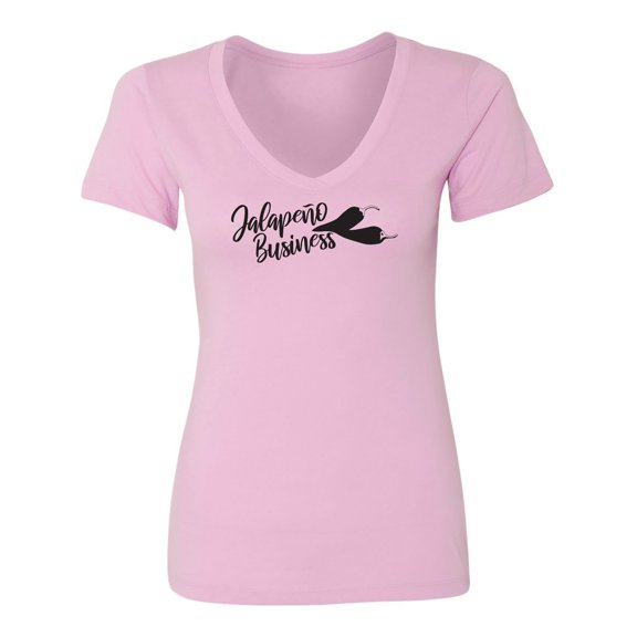 Jalapeno Business Womens V-Neck T-Shirt