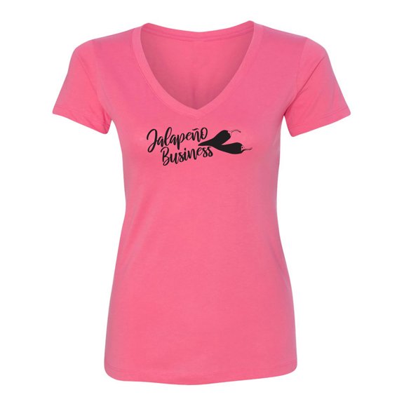 Jalapeno Business Womens V-Neck T-Shirt