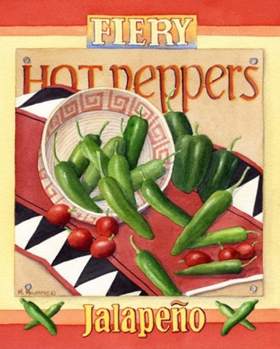 Jalapeno Canvas Art - Maureen Mccarthy (16 x 20)