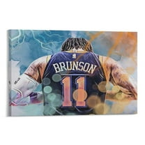Jalen Brunson Canvas Poster Canvas Wall Art Prints Poster Gifts Photo Picture Painting Posters Room Decor Home Decorative 24x36inch(60x90cm)