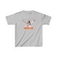 thumbnail image 1 of Jalen Brunson King of New York Basketball fans Kids Cotton Tee, 1 of 2