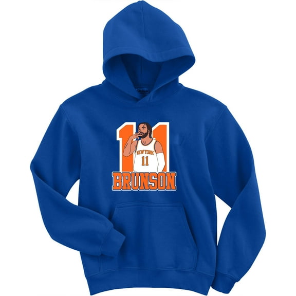 Jalen Brunson New York 11 Hooded Sweatshirt Hoodie