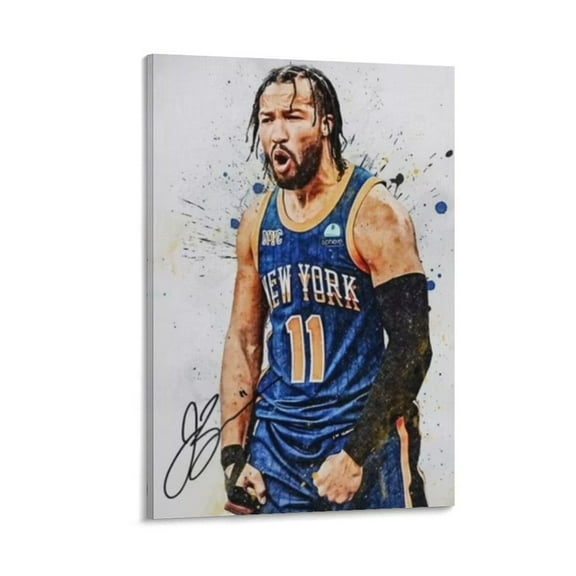 Jalen Brunson Poster Wall Art Picture Painting Poster Canvas Print Posters Artworks Bedroom Living Room Decor 12x18inch(30x45cm)
