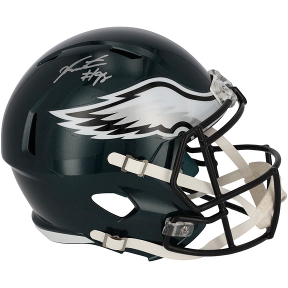 Jalen Carter Philadelphia Eagles Autographed Riddell Speed Replica Helmet - Fanatics Authentic Certified