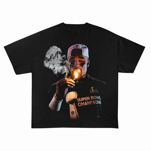 Jalen Hurts Mvp shirt, Football fan gift, football tee,Black Color,Size M