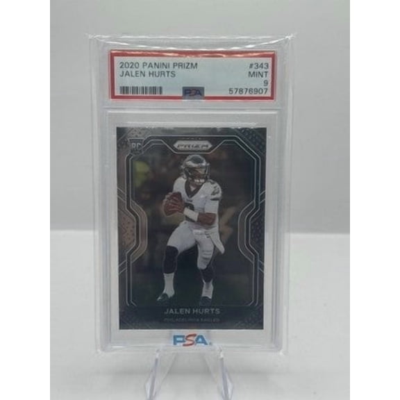 Jalen Hurts RC PSA 9 2020 Panini Prizm #343 Philadelphia Eagles