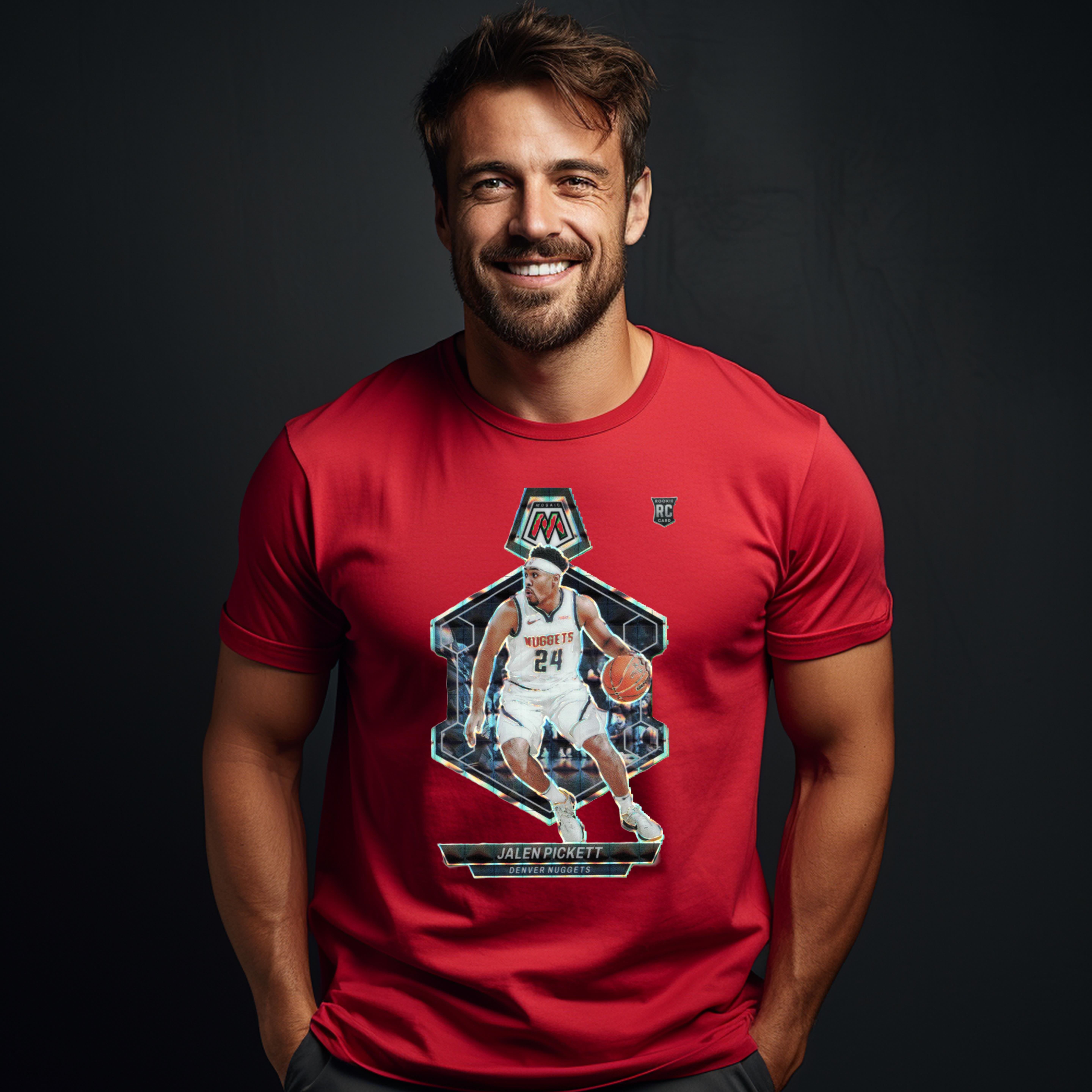 Jalen Pickett RC Green Mosaic UNISEX TSHIRT