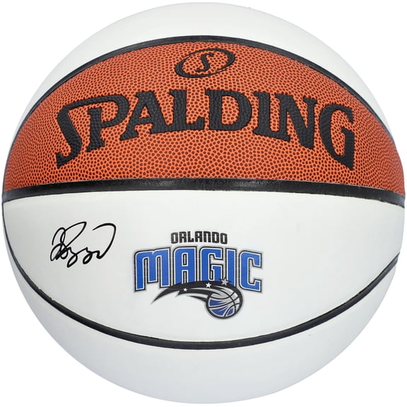 Jalen Suggs Orlando Magic Autographed Spalding White Panel Basketball - Fanatics Authentic Certified