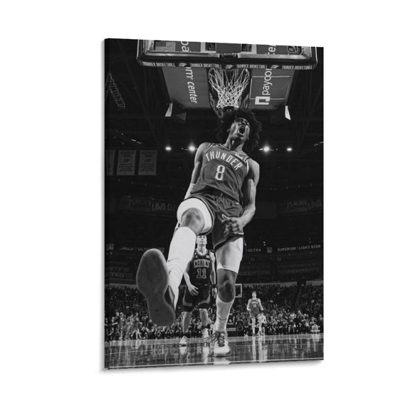 Jalen Williams Canvas Poster Canvas Wall Art Poster Decorative Bedroom Modern Home Print Picture Artworks Posters 12x18inch(30x45cm)