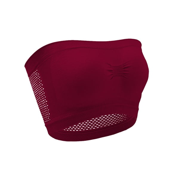 Jalioing 3 PCS Wrap Bras Womens Non-slip Wireless Tube Top Full Coverage Seamless Strapless Bra