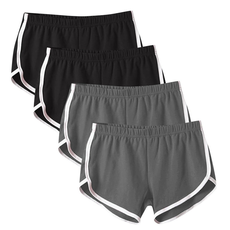 Yoga shorts cotton on sale