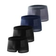 thumbnail image 1 of Jalioing 4 Pack Mesh Underwear for Men Breathable Athletic Boxer Briefs Big and Tall Comfortable Underpants, 1 of 4