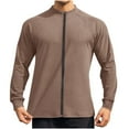 thumbnail image 1 of Jalioing Athletic Jacket for Men Full Zip Up Long Sleeve Sport Jacket Lightweight Casual Workout Shirts Outerwear, 1 of 3