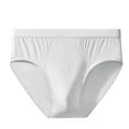 thumbnail image 1 of Jalioing Basic Briefs Underwear for Men Classic Solid Color Comfort Underpants Full Rise Breathable Underwear, 1 of 3