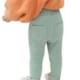 thumbnail image 1 of Jalioing Bottoms Leggings for Toddler Girl Elastic Stretch Waist Underpant Solid Color Ribbed Winter Pant (2-3 Years, Gray), 1 of 4