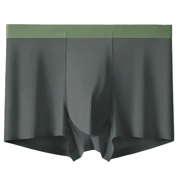 Jalioing Boxer Briefs for Men L-4XL Breathable Stretchy Short Leg Trunks Mens Comfortable Boxer Underwear