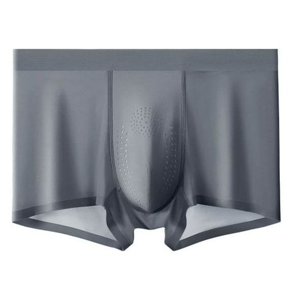 Jalioing Boxer Briefs for Men L-4XL Breathable Stretchy Short Leg Trunks Mens Comfortable Boxer Underwear