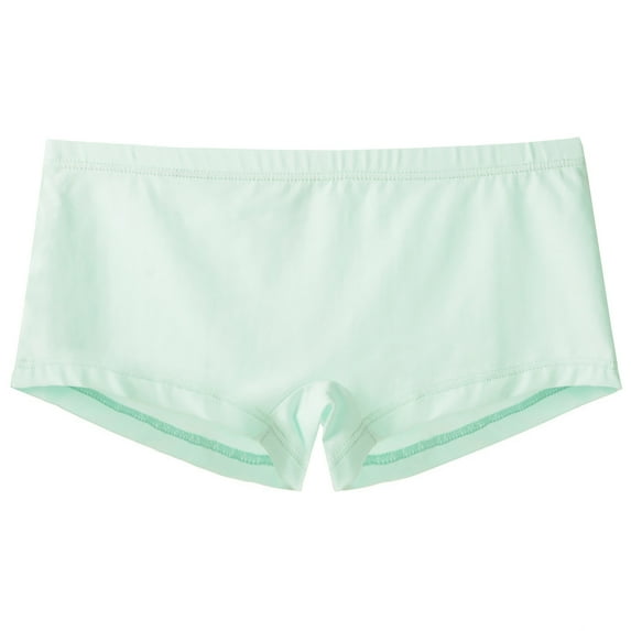 Jalioing Boxer Briefs for Men Lightweight Elastic Waistband Underwear Breathable Solid Color Boxer Underpants