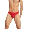 thumbnail image 1 of Jalioing Briefs Underpants for Men Breathable Stretchy Mid Rise Underpants Solid Color Basic Briefs Underwear, 1 of 7