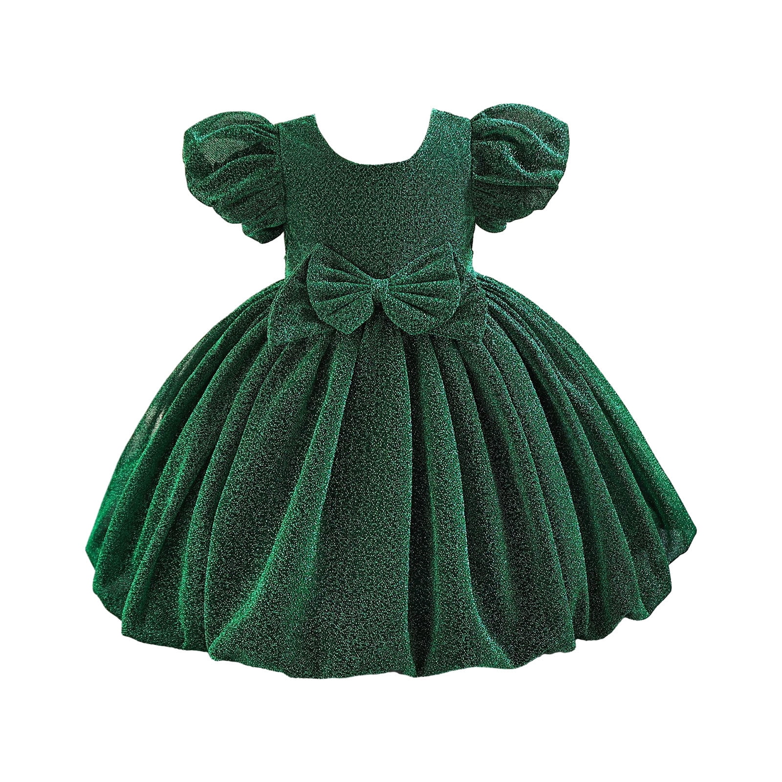 Jalioing Bubble Sleeve Princess Dress for Kids Girl Bow Ruched Puffy Dresses Birthday Party Baby Girls Skirts (4-5 Years, Green) - Walmart.com Jalioing Bubble Sleeve Princess Dress for Kids Girl Bow Ruched Puffy Dresses Birthday Party Baby Girls Skirts (4-5 Years, Green) - Walmart.com