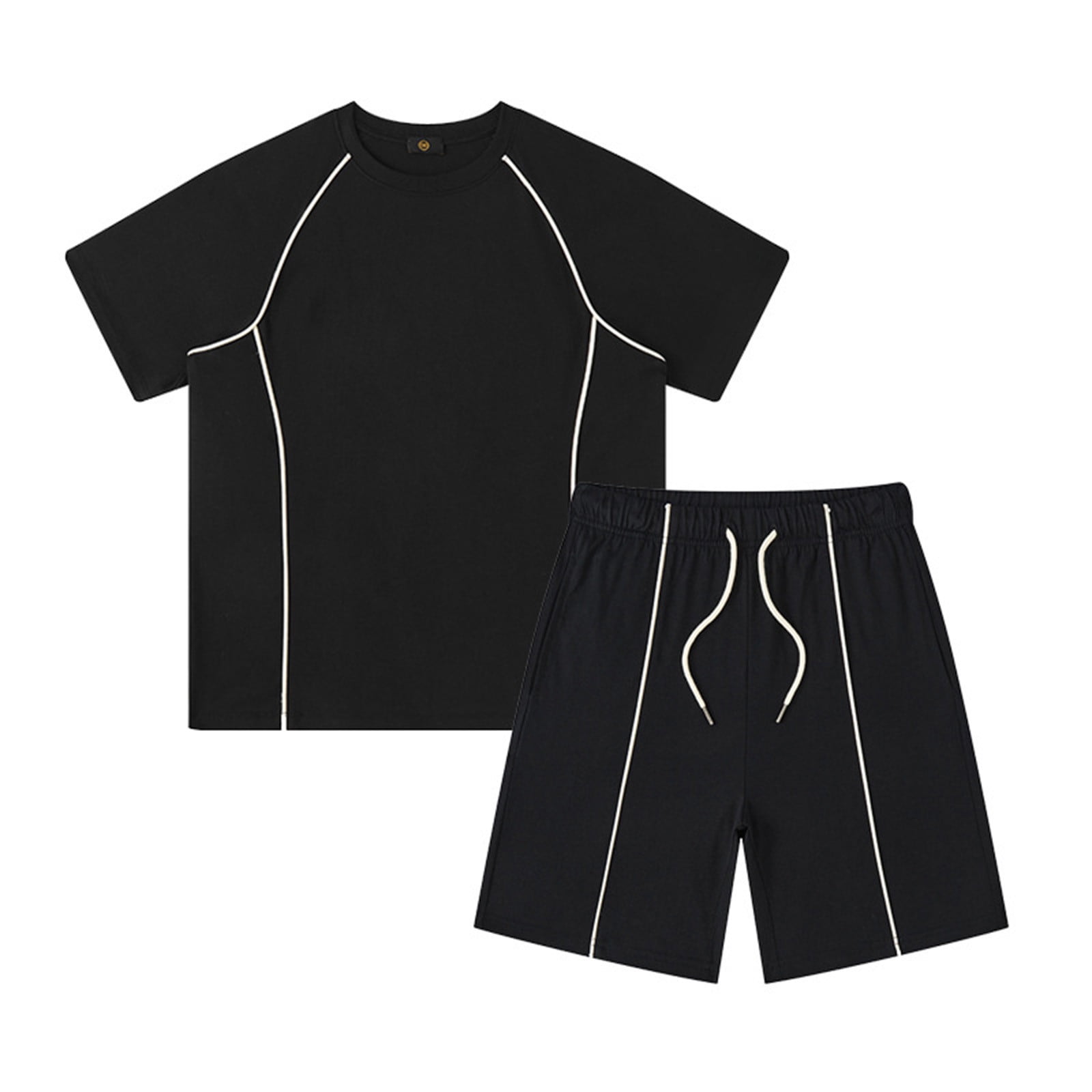 Jalioing Child Boys 2 Piece Shorts Set Summer T-Shirt Suits Short ...