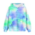 thumbnail image 1 of Jalioing Colorful Hoodies for Girls Oversized Long Sleeve Fashion Sweatshirts with Pocket Teens Pullover Tops, 1 of 4