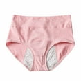 thumbnail image 1 of Jalioing Comfy Panties for Women High Waist Breathable Cotton Panty Solid Color Classic Underwear (XX-Large, Pink), 1 of 3
