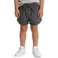 thumbnail image 1 of Jalioing Cotton Shorts Toddler Kids Summer Plain Elastic Waist Drawstring Shorts Little Boys Girls Loose Lounge Shorts, 1 of 6
