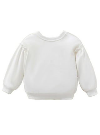 White ruffle sweatshirt 2025