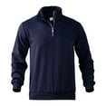 thumbnail image 1 of Jalioing Fashion Sweatshirt for Men Big and Tall Long Sleeve Quarter Zip Top Casual Pullover Sweatshirt, 1 of 6