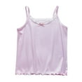 thumbnail image 1 of Jalioing Girls Camisoles Spaghetti Strap Sleeveless Cotton Tank Tops Breathable Cute Basic Summer Undershirts, 1 of 7
