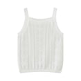 thumbnail image 1 of Jalioing Girls Knitted Camisoles Summer Lightweight Crochet Tank Tops Toddler Girls Cute Sleeveless Sweater Tops, 1 of 4