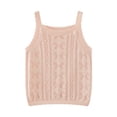 thumbnail image 1 of Jalioing Girls Knitted Camisoles Summer Lightweight Crochet Tank Tops Toddler Girls Cute Sleeveless Sweater Tops, 1 of 4