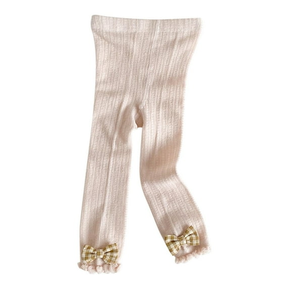 Jalioing Girls Lace Tights Footless Knit Hollowed Leggings Toddler Baby's Cute Ankle Length Stocking Pants