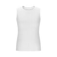 thumbnail image 1 of Jalioing Girls Summer Knitted Tank Tops Teens Crew Neck Sleeveless Casual Ribbed Shirts Teens Trendy T Shirts, 1 of 7