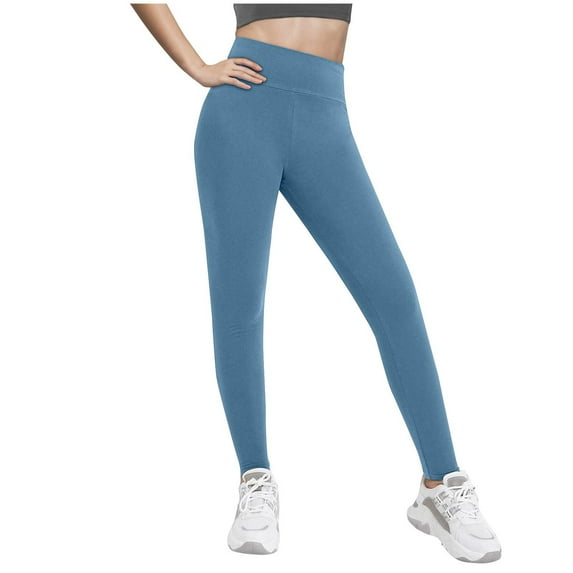 Jalioing High Waist Leggings for Teen Girls Casual Stretchy Yoga Tights 5-12 Years Girls Yoga Workout Leggings