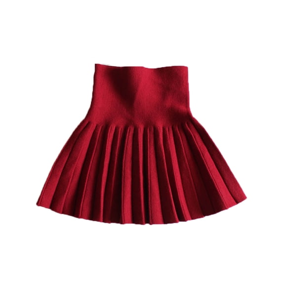 Jalioing High Waist Skirts for Girls Pleated A-Line Cute Skirts Teens Girls Flare Skater Uniform Skirts