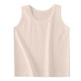 thumbnail image 1 of Jalioing Kids Basic Tank Tops Cotton Crew Neck Sleeveless Cute Tees Boys Girls Solid Color Breathable Undershirts, 1 of 6