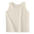 thumbnail image 1 of Jalioing Kids Basic Tank Tops Cotton Crew Neck Sleeveless Cute Tees Boys Girls Solid Color Breathable Undershirts, 1 of 6