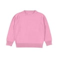thumbnail image 1 of Jalioing Kids Crew Neck Sweaters Lightweight Solid Color Long Sleeve Cotton Knit Tops Fall Winter Casual Sweater Shirts, 1 of 5