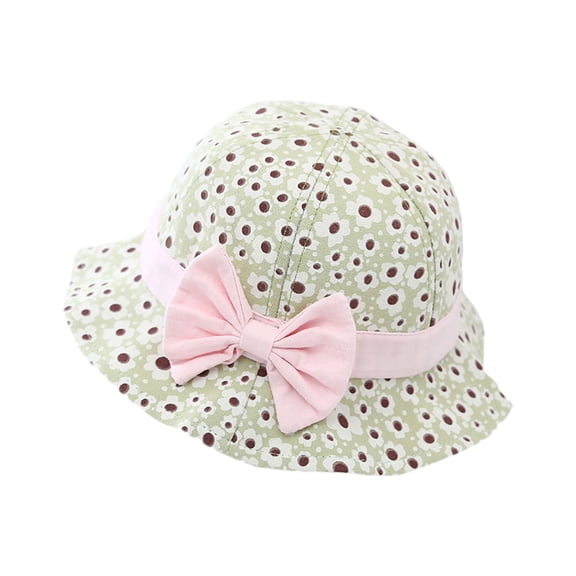 Jalioing Kids Cute Sun Hat Wide Brim Sun Protection Bucket Hat Baby Boys Girls Packable Summer Fisherman Cap
