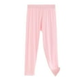 thumbnail image 1 of Jalioing Kids Elastic Waist Pants Lightweight Loose Lounge Pants Boys Girls Casual Comfy Sleep Bottoms 2-13 Years, 1 of 6