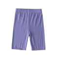 thumbnail image 1 of Jalioing Kids Girl Shorts Summer Half Pant Elastic Waist Lightweight Knee-Length Shorts, 1 of 3